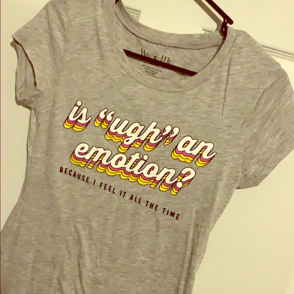 Tshirt with caption
